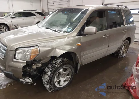 2006 Honda Pilot Ex-L z USA, uszkodzony, nr VIN 2HKYF18556H512243